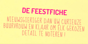 Feestfiche